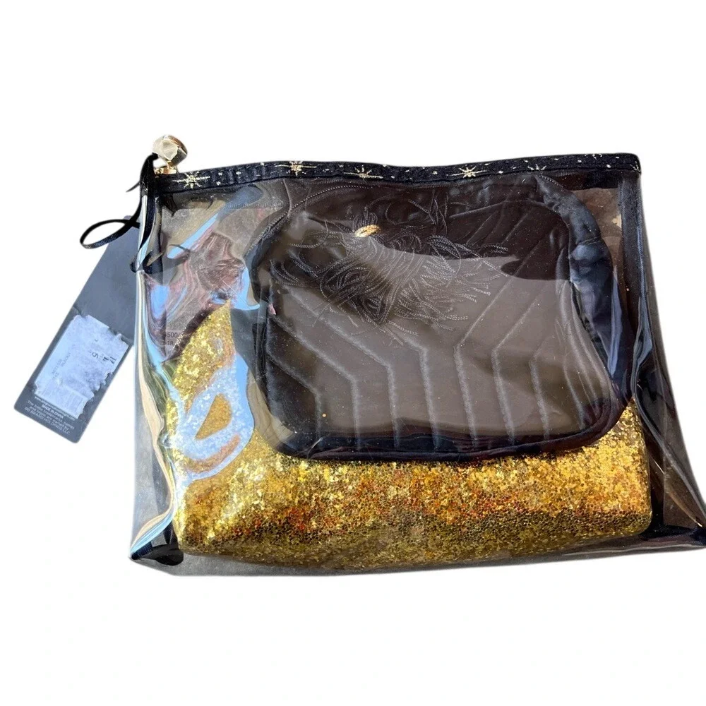 Bebe 4 Piece Multipack Cosmetic Travel Purse Kit Set‎ NEW